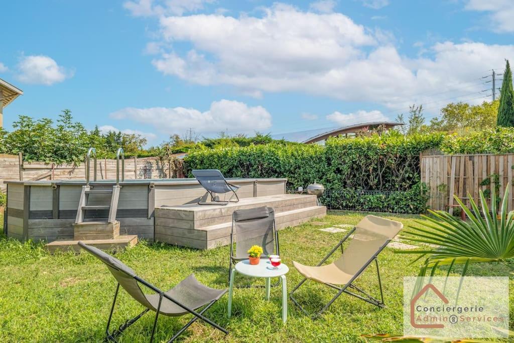 Maison A Lyon Parilly Avec Piscine, Jardin, Parking Prive & Proche Eurexpo Vénissieux Esterno foto